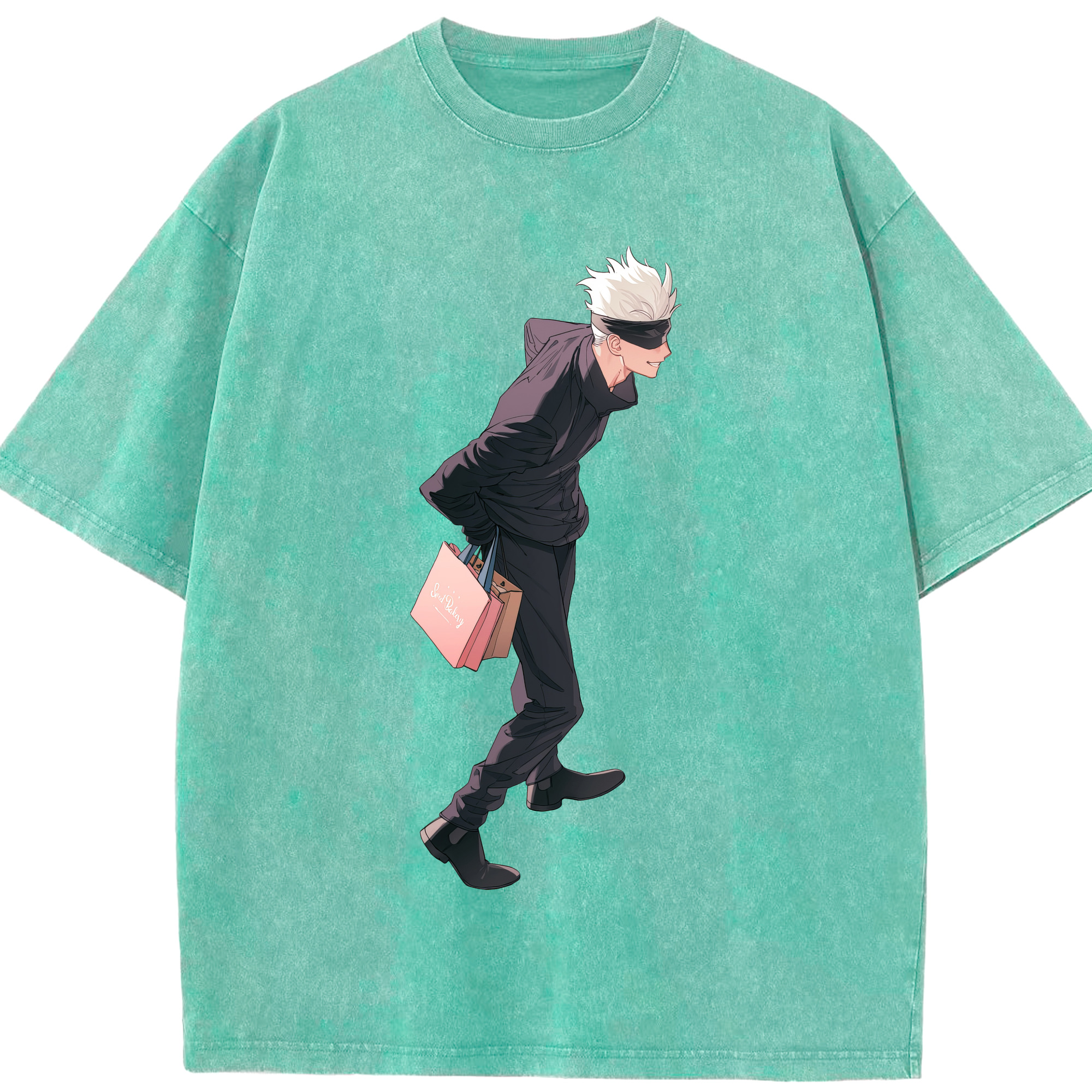 （画像用） 呪術廻戦 Jujutsu Kaisen 綿100% ヴィンテージ風 半袖Tシャツ（フロントプリント）